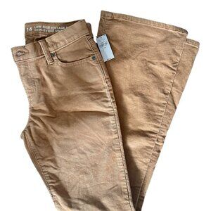 Gap Girls Sz 14, Low rise Vintage Boot Cut stretch fine wale cords. NWTS